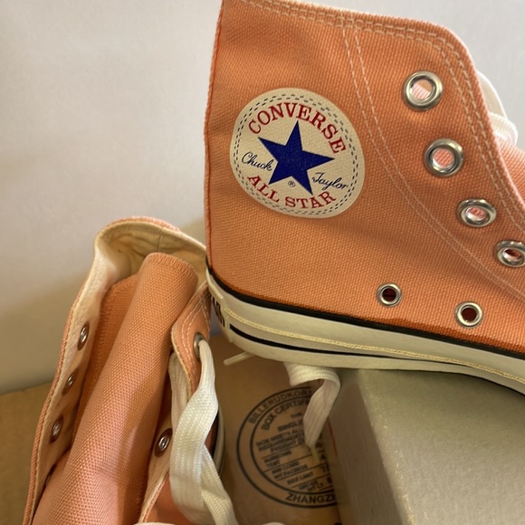 Womens Size 4.5 Peach Vintage Converse Authentic - Picture 3 of 6